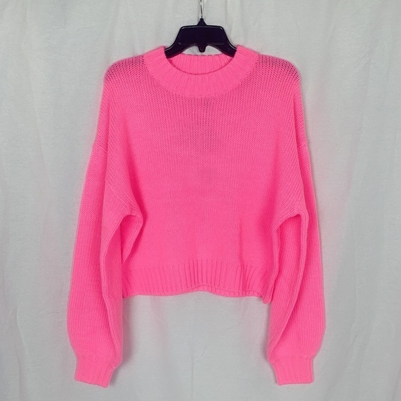The Fifth Label Skyway Knit Pullover Sweater Pink Size L NWT - Picture 5 of 11